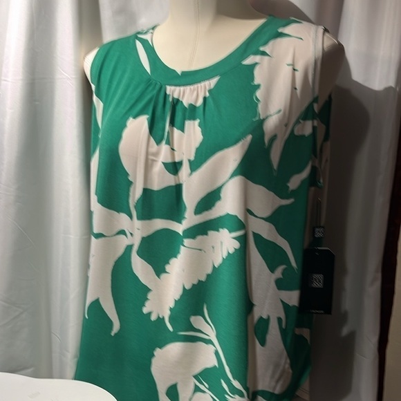 Dressy palazzo pant suit set matching cowl neck  tank by Clara sun woo - Picture 2 of 8